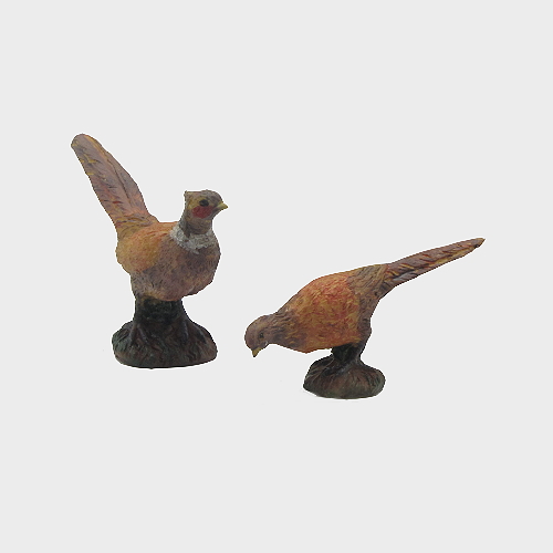 Krippenfiguren Fasane
