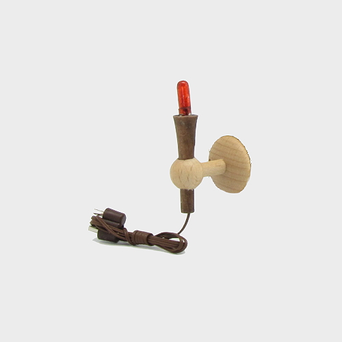 Krippenbeleuchtung Fackel mit Halter 3,5V