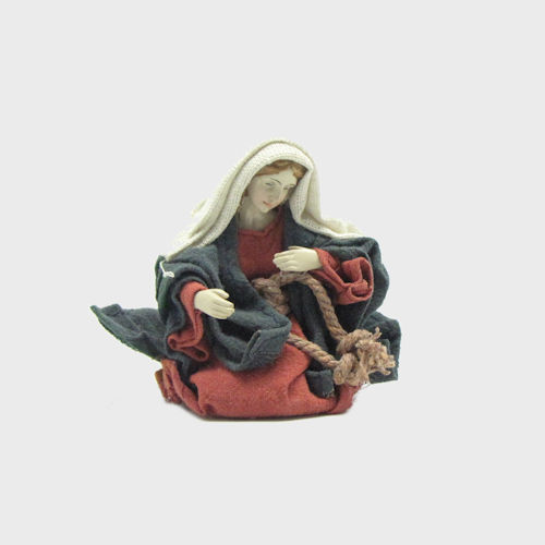 Krippenfiguren bekleidet