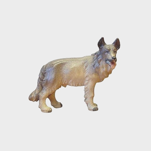 Krippenfigur Zirbel 157 Schäferhund