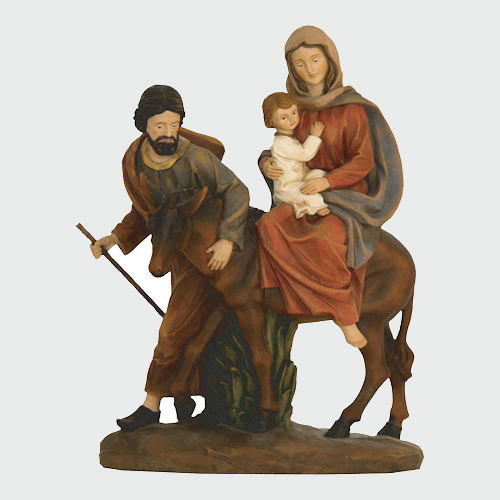 Krippenfigur Auf der Flucht