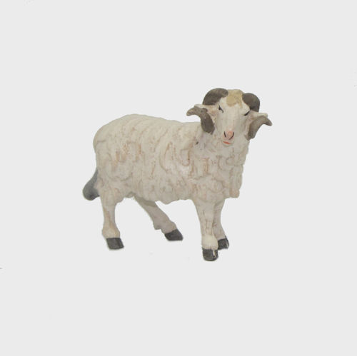 Zirbel 120 Krippenfigur Widder rechtsschauend