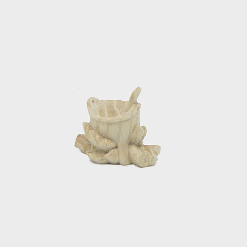 PEMA 098 natur Krippenfigur Lagerfeuer mit Topf