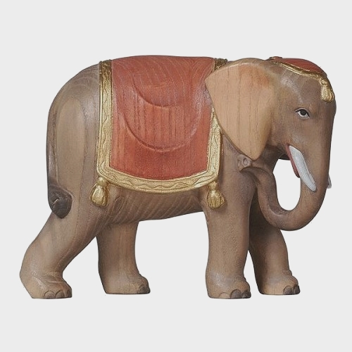 Advent 181 Krippenfigur aus Eschenholz Elefant