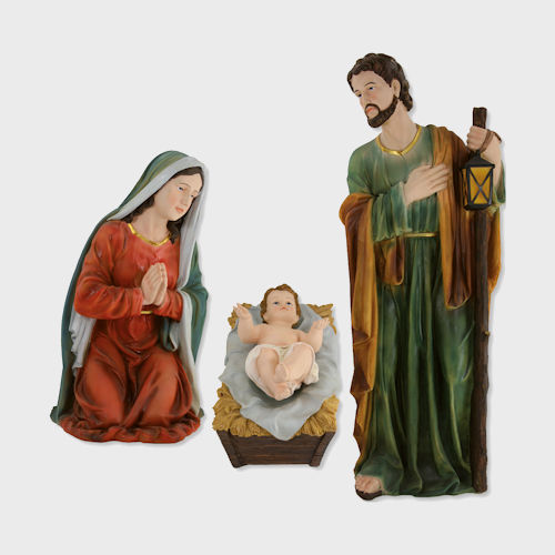 Krippenfiguren 100cm Hlg. Familie
