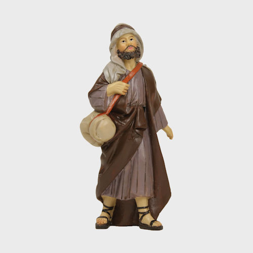 Krippenfigur Wanderer