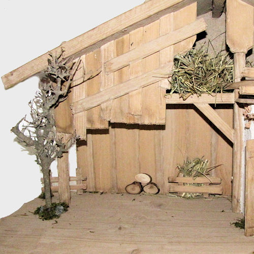 Krippe / Krippenstall Kempten für 12-15cm große Krippenfiguren