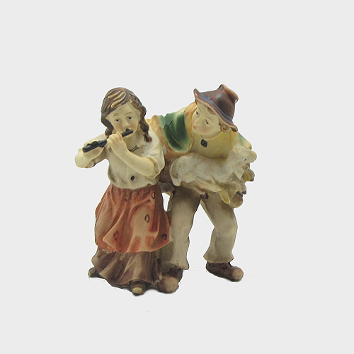 Krippenfigur Kinderpaar