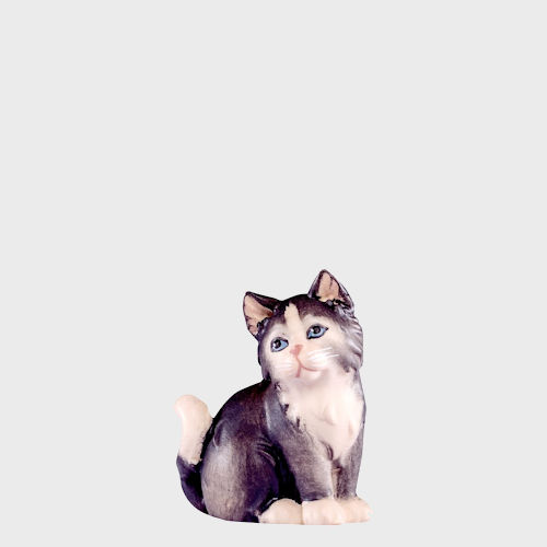 Artis 4586G Krippenfigur Katze grau
