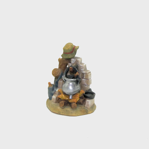 Kostner Krippenfigur Feuerstelle 12cm