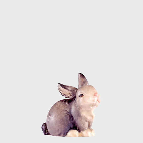 Artis 4587G Krippenfigur Hase sitzend grau