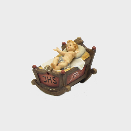 Heimatland 004 Krippenfigur Jesukind lose mit Wiege