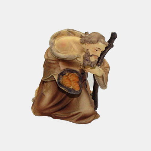 Krippenfigur Schäfer kniend