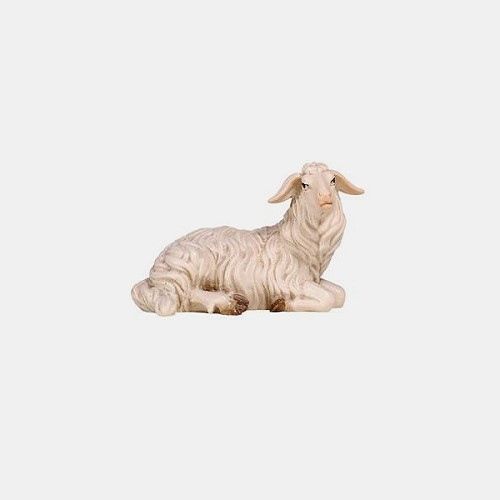 Mahlknecht 253 Krippenfigur Schaf liegend rechtsschauend