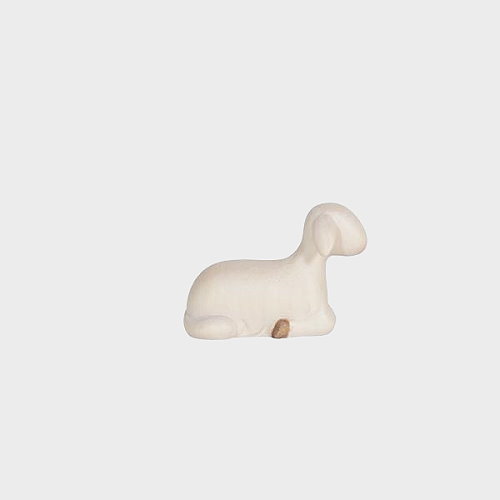 Krippenfigur Schaf liegend vorwärtsschauend Leonardo 910251 Color