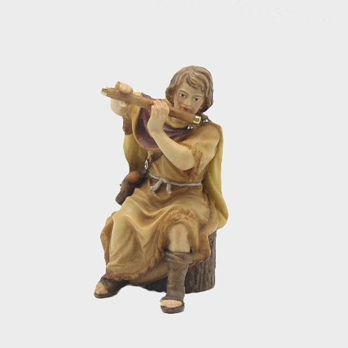Mahlknecht 080 Krippenfigur Hirte sitzend