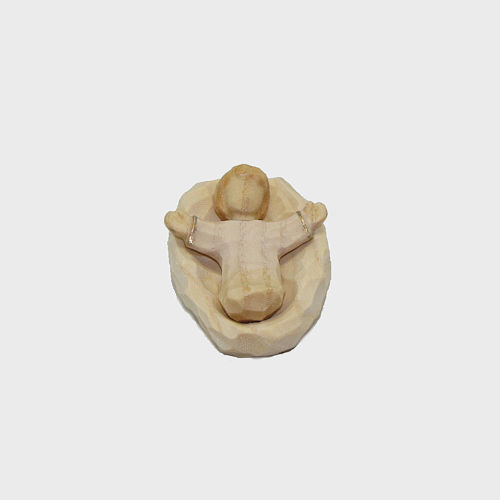 Anna 8101 Krippenfigur Jesukind lose mit Wiege