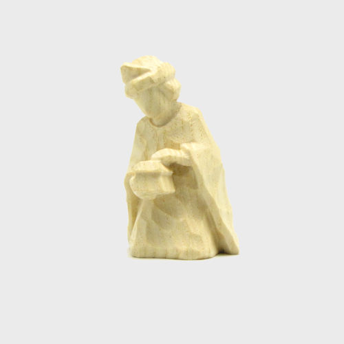 Anna 8110 Krippenfigur König kniend natur