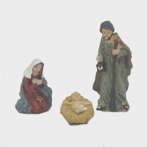Krippenfiguren Hl. Familie 5cm