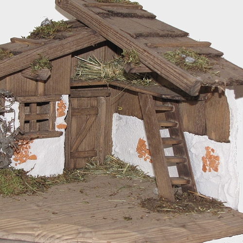 Krippe / Krippenstall Sinzing für 9-12cm große Krippenfiguren