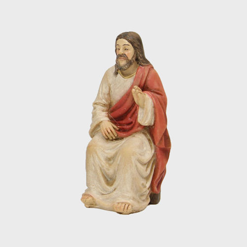 Passionsfiguren Jesus und die Samariterin am Jakobsbrunnen 9cm