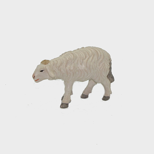 Zirbel 260 Krippenfigur Schaf stehend vorwärtsschauend
