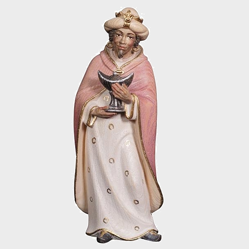 Advent 012 Krippenfigur aus Eschenholz König Mohr