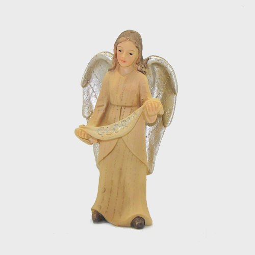 Krippenfiguren modern, gebeizt 15-teilig 10cm