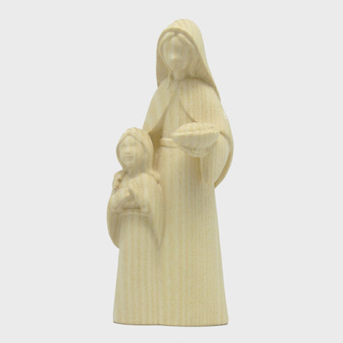 Fides 4619 Natur Krippenfigur Hirtin mit Kind