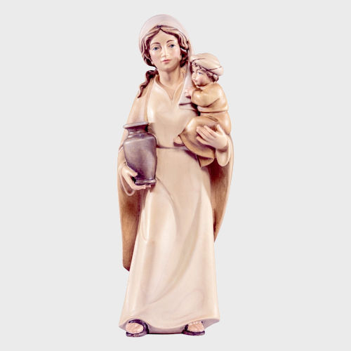 Artis 4519 Krippenfigur Hirtin mit Kind