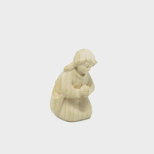 PEMA 020 natur Krippenfigur Mädchen kniend