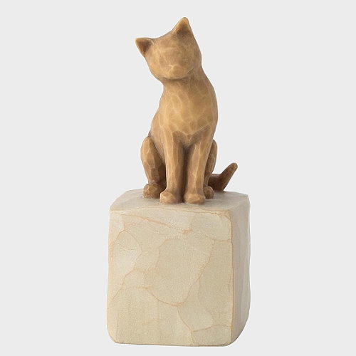 Willow Tree 27789 aus Kunstharz love my cat / liebe meine Katze