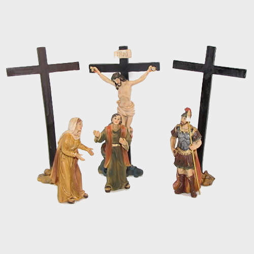 Passionsfiguren Kreuzigung 9cm