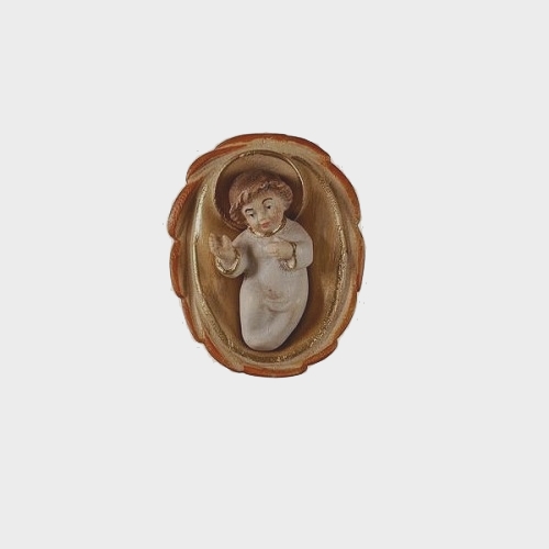 PEMA 004 Krippenfigur Jesukind lose und Wiege