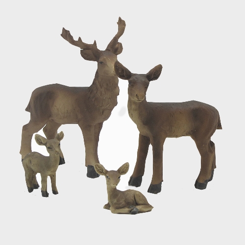 Krippenfiguren Rehe