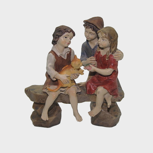 Krippenfigur Kindergruppe