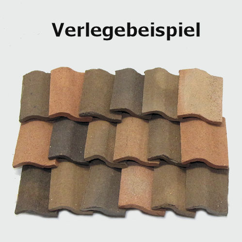 Krippenbau Dachschindeln aus Ton