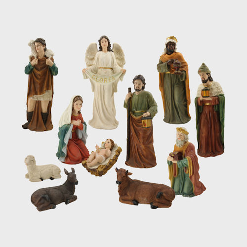 Krippenfiguren im Set 80cm