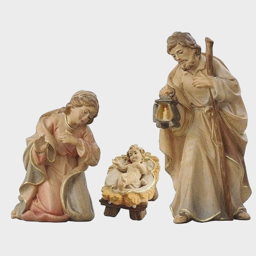 Krippenfigur Zirbel 502 Heilige Familie