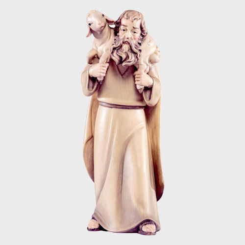 Artis 4514 Krippenfigur Hirte mit Lamm auf Schulter