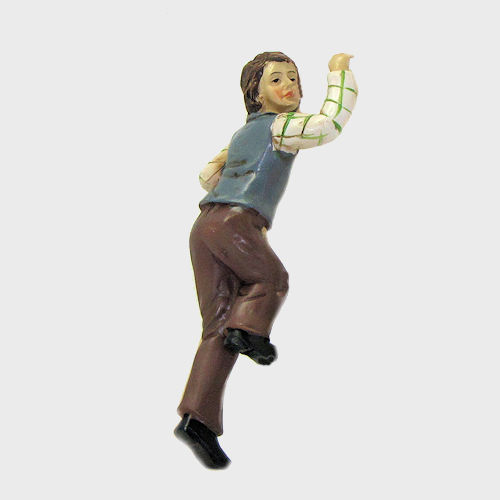 Krippenfigur Zimmermann für Leiter