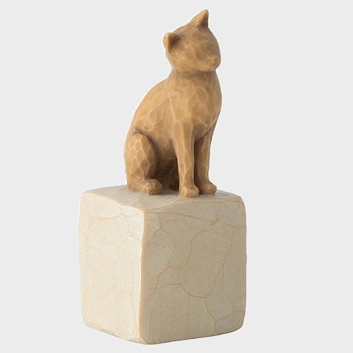 Willow Tree 27789 love my cat / liebe meine Katze, 7,5cm hoch aus Kunstharz