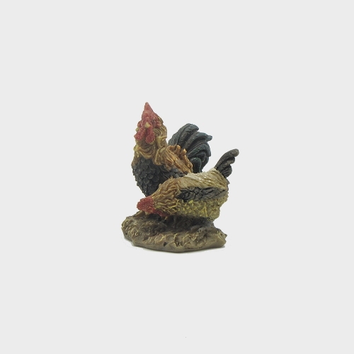 Krippenfigur Hühner im Set 5-teilig
