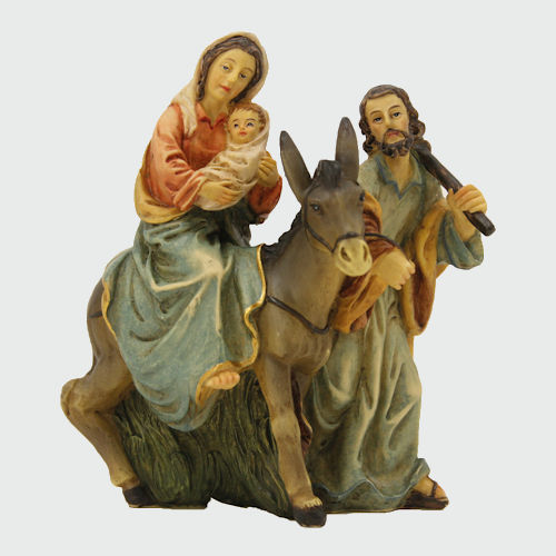 Krippenfigur Auf der Flucht