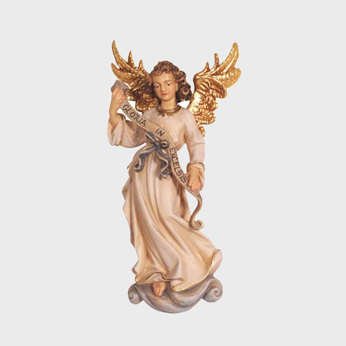 Kostner Krippenfigur Nummer 007 Krippenfigur Gloriaengel, holzgeschnitzt und bemalt