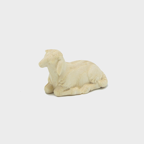 PEMA 251 natur Krippenfigur Schaf liegend vorwärtsschauend