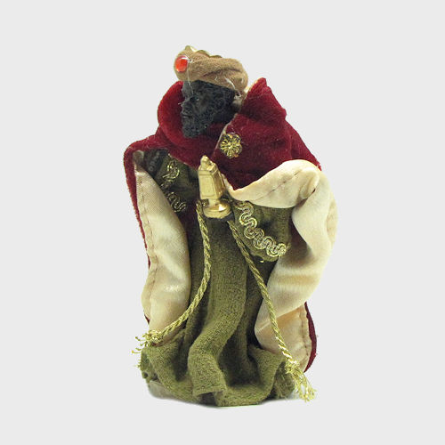 Krippenfiguren bekleidet