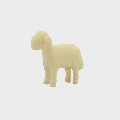 Leonardo 910260 Natur Krippenfigur Schaf stehend vorwärtsschauend