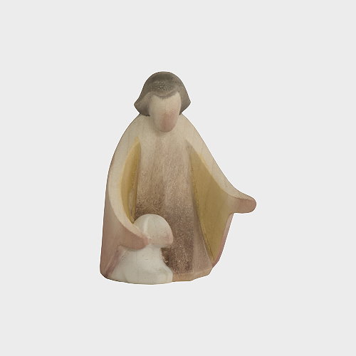 Aram 2151 Kniender Hirte farbig Krippenfigur