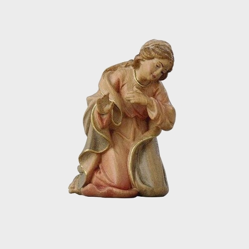 Krippenfigur Zirbel 002 Heilige Maria
